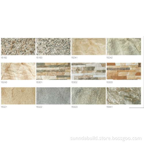 China latest design outdoor exterior wall tiles design, ceramic tiles with good quality,flooring for outdoor patio brick tile